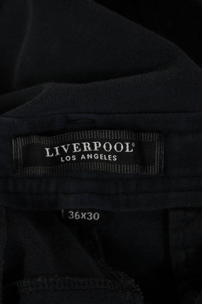 Liverpool Los Angeles Mens Dark Blue Denim Jogger Pants Size 36