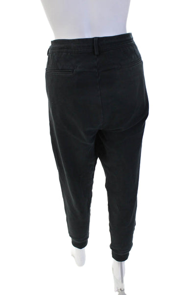 Liverpool Los Angeles Mens Jogger Pants Black Drawstring Cotton Blend Size 36