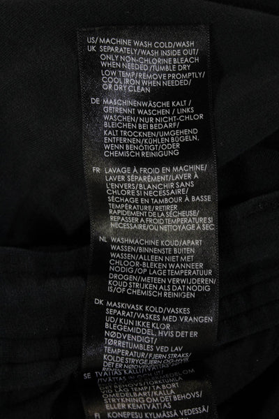 Liverpool Los Angeles Mens Jogger Pants Black Drawstring Cotton Blend Size 36