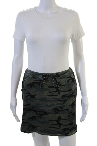 Sundry Womens Dark Gray Camo Mini Pencil Skirt Size 1