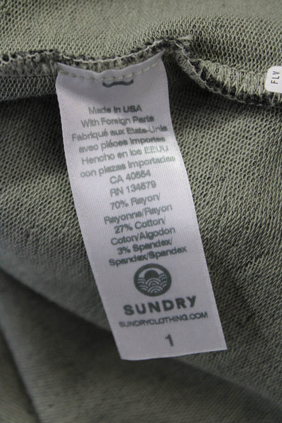Sundry Womens Dark Gray Camo Mini Pencil Skirt Size 1