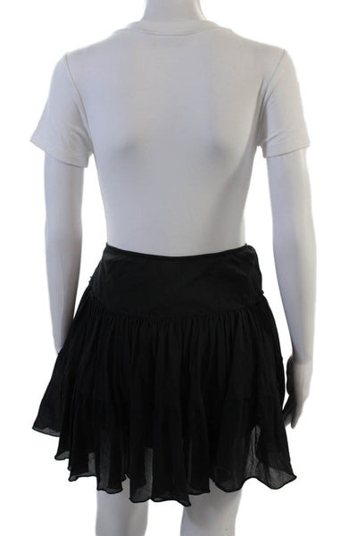 Express Womens Peasant Mini Skirt Black Size XS