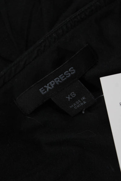 Express Womens Peasant Mini Skirt Black Size XS