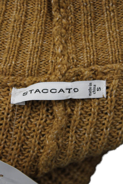 Staccato Unisex Brown Cardigan Long Sleeve 100% Polyester Size S