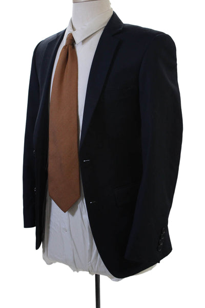 Combatant Gentlemen Mens Dark Blue Wool Blazer Classic Button Size 34