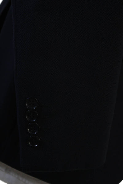 Combatant Gentlemen Mens Dark Blue Wool Blazer Classic Button Size 34