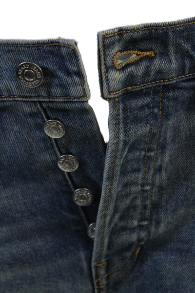Veronica Beard Women Cropped Straight High Rise Jeans Blue Size 27
