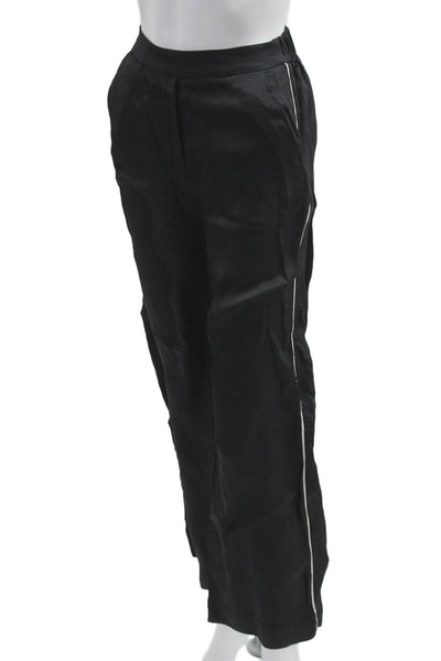 Wilfred Womens Cargo Pants Black Cupro Zip Inseam 28 Size 0