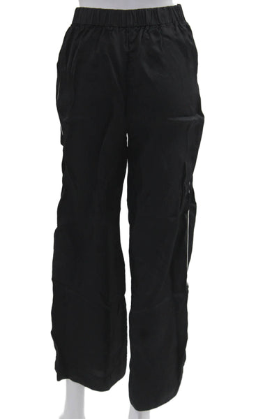Wilfred Womens Cargo Pants Black Cupro Zip Inseam 28 Size 0