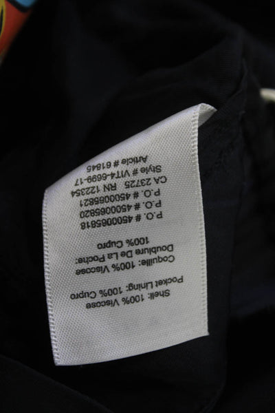 Wilfred Womens Cargo Pants Black Cupro Zip Inseam 28 Size 0