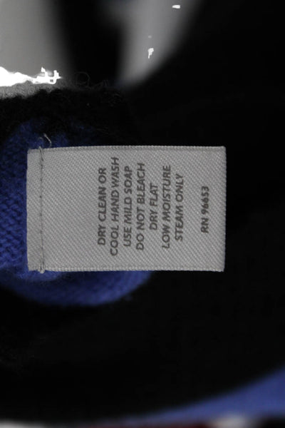 Christopher Fischer Unisex Black Striped Pullover Sweater 60% Cotton Size S