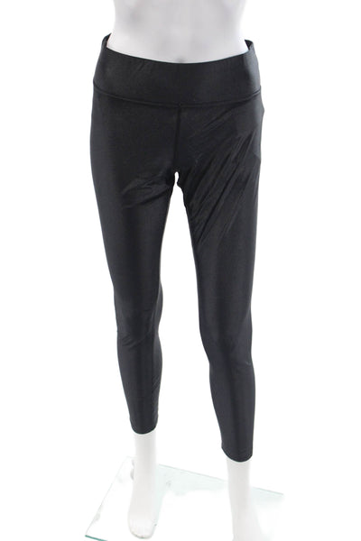 Carbon 38 Womens Ankle Leggings Black Polyester Lycra Size L