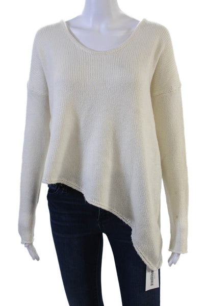 Helmut Helmut Lang Womens Pullover Sweater White Acrylic Long Sleeve Size S
