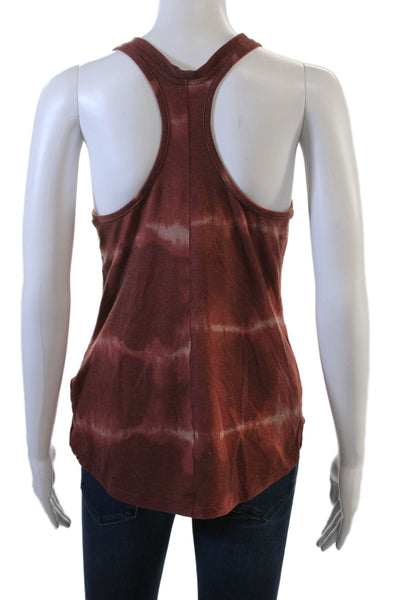 Nike Womens Brown Sleeveless Basic Tank Polyester Round Neck Size S