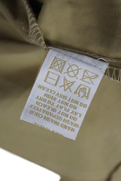 Flying Tomato Unisex Cargo Chino Shorts Beige 100% Cotton Button Size XS