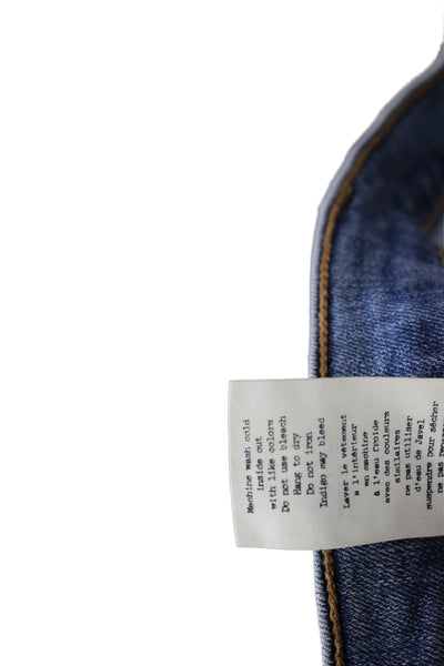Rag & Bone Womens Cropped Blue Jeans Mid Rise Size 27