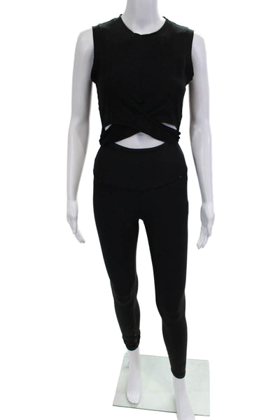Beyond Yoga Women Ankle Jegging Black Nylon Blend Solid Fall Size S