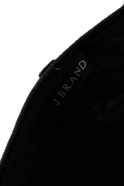 J Brand Womens Skinny Ankle Cropped Jeans Dark Gray Mid Rise Button Size 27