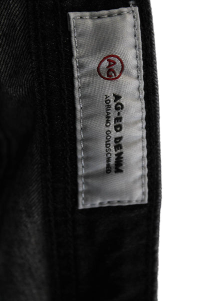 AG Mens Straight Black Jeans Size 34