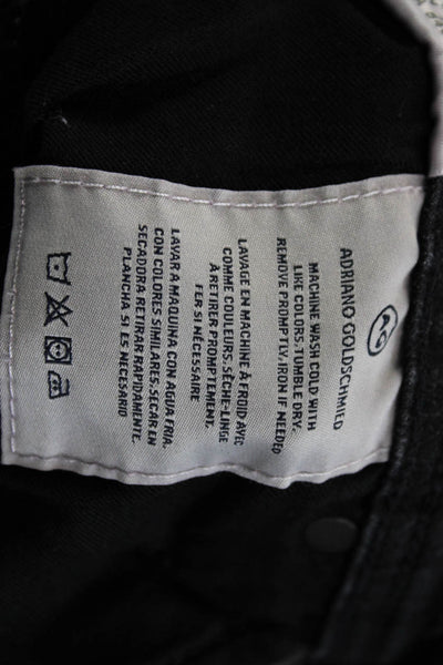 AG Mens Straight Black Jeans Size 34