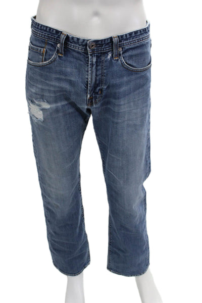 AG Mens Straight Jeans Blue Size 34