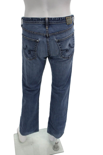 AG Mens Straight Jeans Blue Size 34