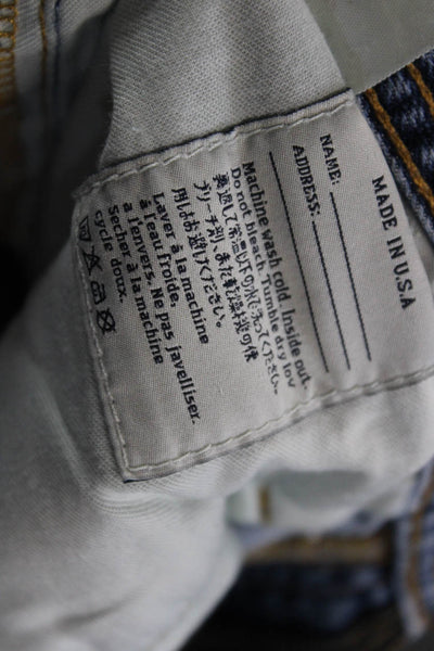 AG Mens Straight Jeans Blue Size 34