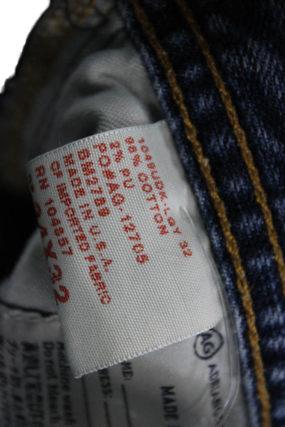 AG Mens Straight Jeans Blue Size 34