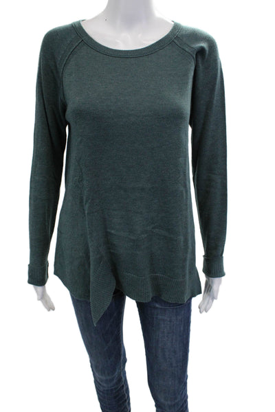 Lilla P Unisex Green Pullover Sweater Long Sleeve Crew Neck Size S