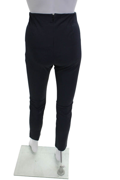 Theory Women Cropped Ankle Pants Dark Blue Zip Size 4