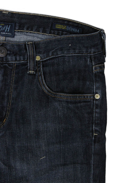 Citizens of Humanity Mens Straight Dark Blue Jeans Size 30
