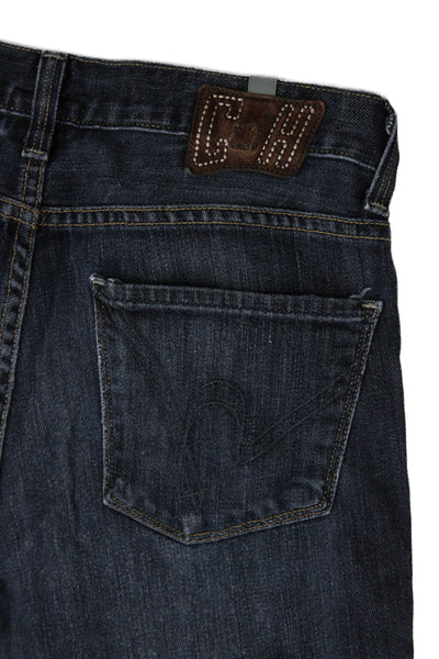 Citizens of Humanity Mens Straight Dark Blue Jeans Size 30
