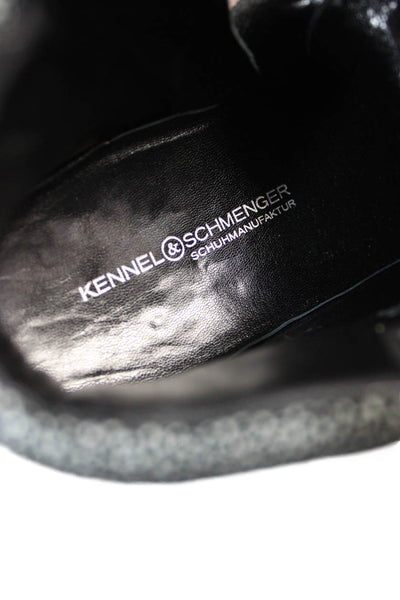 Kennel & Schmenger Womens Suede Paneled High Top Sneakers Black Size 7.5