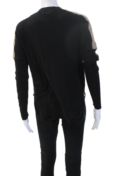 LA Made Unisex Black Cardigan Long Sleeve Size XS