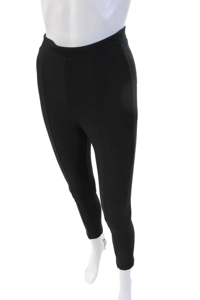 Zara Women Ankle Jeggings Black Polyester Size S