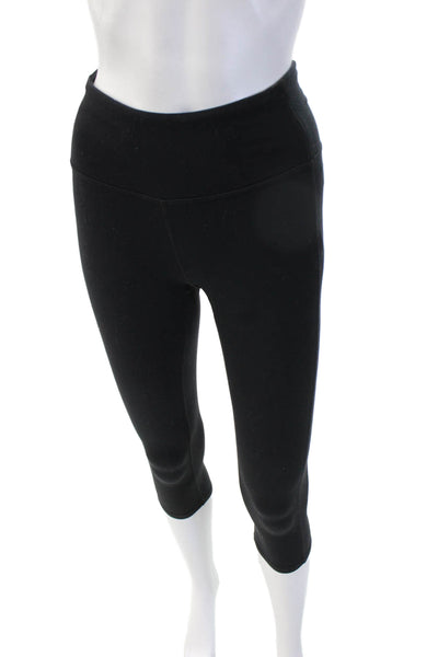 Athleta Womens Black Capri Cropped Leggings Nylon Sports Size XS