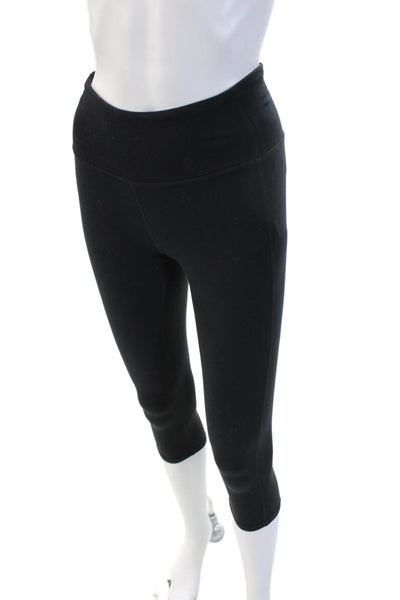 Athleta Womens Black Capri Cropped Leggings Nylon Sports Size XS