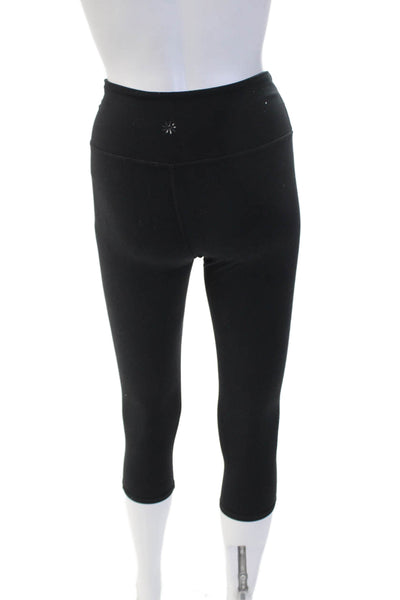 Athleta Womens Black Capri Cropped Leggings Nylon Sports Size XS