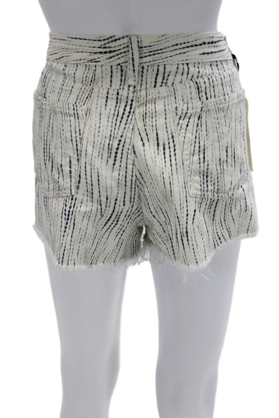 Rag & Bone Jean Unisex White Striped Beach Shorts Size 31