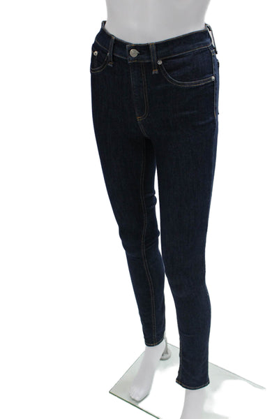 Rag & Bone Jean Womens Skinny Jeggings Dark Blue Size 27