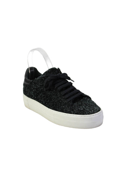 Axel Arigato Womens Platform Lace Up Low Top Sneakers Black Size 6.5