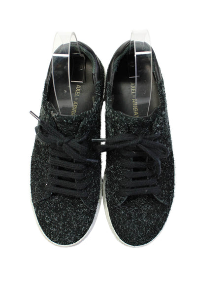 Axel Arigato Womens Platform Lace Up Low Top Sneakers Black Size 6.5