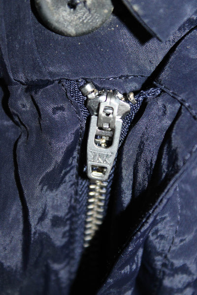 Proenza Schouler White Label Women A-Line Dark Blue Viscose Skirt Size 6