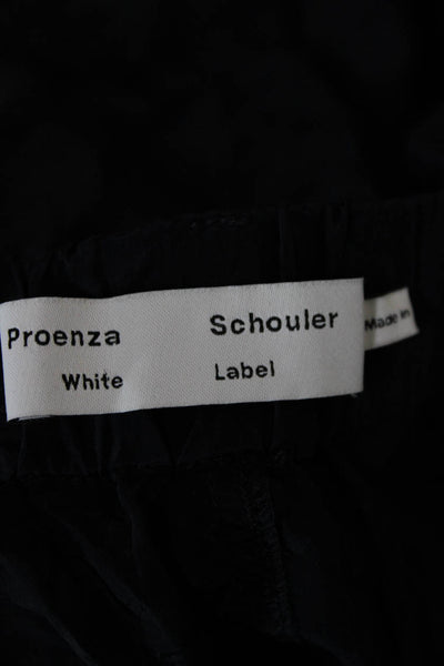 Proenza Schouler White Label Women A-Line Dark Blue Viscose Skirt Size 6