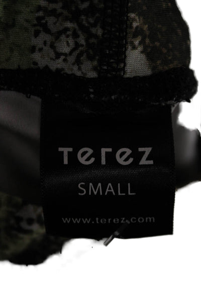 Terez Womens Ankle Camouflage Jeggings Green Size S