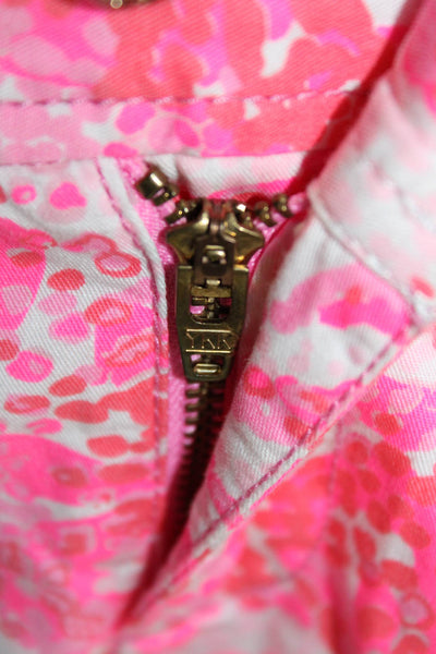 Lilly Pulitzer Unisex Chino Paisley Pink Shorts Size 0