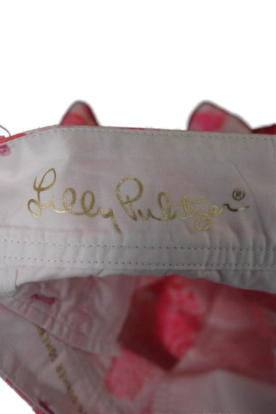 Lilly Pulitzer Unisex Chino Paisley Pink Shorts Size 0