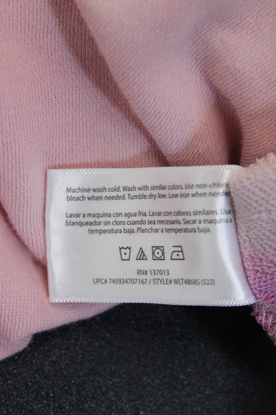 Wildfox Womens Pullover Hoodie Pink Long Sleeve Size XS