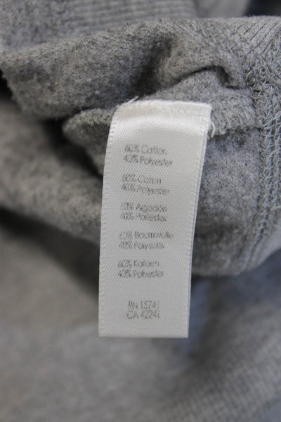 PJ Salvage Women Pullover Sweatshirt Gray Crew Neck Long Sleeve Size XS