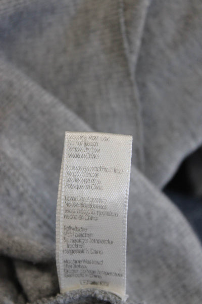 PJ Salvage Women Pullover Sweatshirt Gray Crew Neck Long Sleeve Size XS